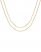 Vince Camuto Layered Curb-Chain And Bar Necklace Gold Metallic ID-EBUZ2201
