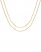 Vince Camuto Layered Curb-Chain And Bar Necklace Gold Metallic ID-EBUZ2201