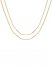 Vince Camuto Layered Curb-Chain And Bar Necklace Gold Metallic ID-EBUZ2201
