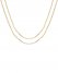 Vince Camuto Layered Curb-Chain And Bar Necklace Gold Metallic ID-EBUZ2201
