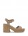 Vince Camuto Ranneli Platform Sandal Tortilla Suede ID-KAZG0441