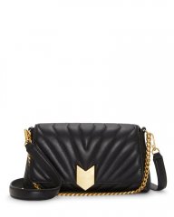 Vince Camuto Theon Flap Crossbody Bag Black ID-UCTA6084