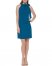 Vince Camuto Bow-Neck Dress Teal ID-RJXP9746