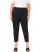 Vince Camuto Twill Cropped Trousers (Plus Size) Rich Black ID-UTWQ6604