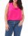 Vince Camuto Sleeveless Cowl-Neck Blouse (Plus Size) Pomegranate Pink ID-NSBB3147