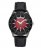 Vince Camuto Ombré Dial Faux Leather Band Watch Black ID-ZJQI3438