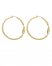 Vince Camuto Twisted Hoop Earrings Gold Metallic ID-OZNW4420