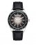 Vince Camuto Ombré Dial Faux Leather Band Watch Black ID-DAUU5029