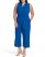 Vince Camuto Sleeveless Cropped Jumpsuit (Plus Size) Dusk Blue ID-FBPZ2914