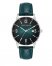 Vince Camuto Sunray Dial Faux Leather Band Watch Jade ID-IZZY6302