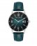 Vince Camuto Sunray Dial Faux Leather Band Watch Jade ID-IZZY6302