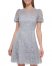 Vince Camuto Lace Fit-And-Flare Dress Gray ID-VGVT9579