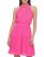 Vince Camuto Tiered Tie-Neck Dress Hot Pink ID-JHLQ4998