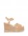 Vince Camuto Byndy Wedge Sandal Taupe ID-EWZR7651