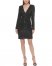 Vince Camuto Sequined Twist-Front Dress Black ID-PPLO9320