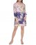 Vince Camuto Floral-Print Colorblock Dress (Petite) Light Pink ID-HLAS4352