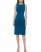 Vince Camuto Ruched Sheath Teal ID-CBFW8794