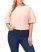 Vince Camuto Puff-Sleeve Blouse (Plus Size) Cozy Peach ID-EHRV8093