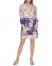 Vince Camuto Floral-Print Colorblock Dress (Petite) Light Pink ID-QGLI3881