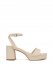 Vince Camuto Pendreya Platform Sandal Warm Vanilla ID-JHSD1828