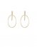 Vince Camuto Pavé Spike Hoop Earrings Gold Metallic ID-OITY0044