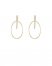 Vince Camuto Pavé Spike Hoop Earrings Gold Metallic ID-OITY0044