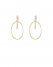 Vince Camuto Pavé Spike Hoop Earrings Gold Metallic ID-OITY0044