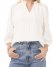 Vince Camuto Ruched Ruffle-Collar Blouse New Ivory ID-PRJK0238