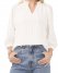 Vince Camuto Ruched Ruffle-Collar Blouse New Ivory ID-PRJK0238
