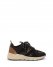 Vince Camuto Jeshia Mixed-Texture Sneaker Black ID-KXSR1788