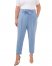 Vince Camuto Belted Cropped Trousers (Plus Size) Blue Shadow ID-VBBM0519