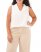 Vince Camuto Sleeveless Cowl-Neck Blouse (Plus Size) New Ivory ID-MHNS8154