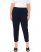 Vince Camuto Twill Cropped Trousers (Plus Size) Classic Navy ID-EUYY5245