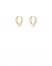 Vince Camuto Chain Hoop Earrings Gold Metallic ID-DEJV9730