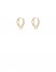 Vince Camuto Chain Hoop Earrings Gold Metallic ID-DEJV9730