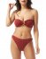 Vince Camuto Ring-Accent Bandeau Bikini Top Sangria ID-VYEF1778