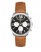 Vince Camuto Multifunction Faux Leather Band Watch Brown ID-TNTC3220