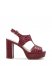 Vince Camuto Zelman Platform Sandal Red Croc Print ID-HYGP4115