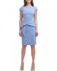 Vince Camuto Architectural-Peplum Sheath Peri ID-RNEQ2765