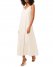 Vince Camuto Striped V-Neck Maxi Dress New Ivory ID-WDHD6641