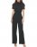 Vince Camuto Puff-Sleeve Jumpsuit Black ID-MAZM7238