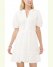 Vince Camuto Split-Neck Dress New Ivory ID-AYJZ0815