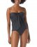 Vince Camuto Draped Tankini Top Black ID-XLQM2142
