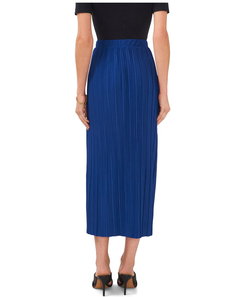 Vince Camuto Pleated Midi Skirt Twilight Blue ID-ADCF3389