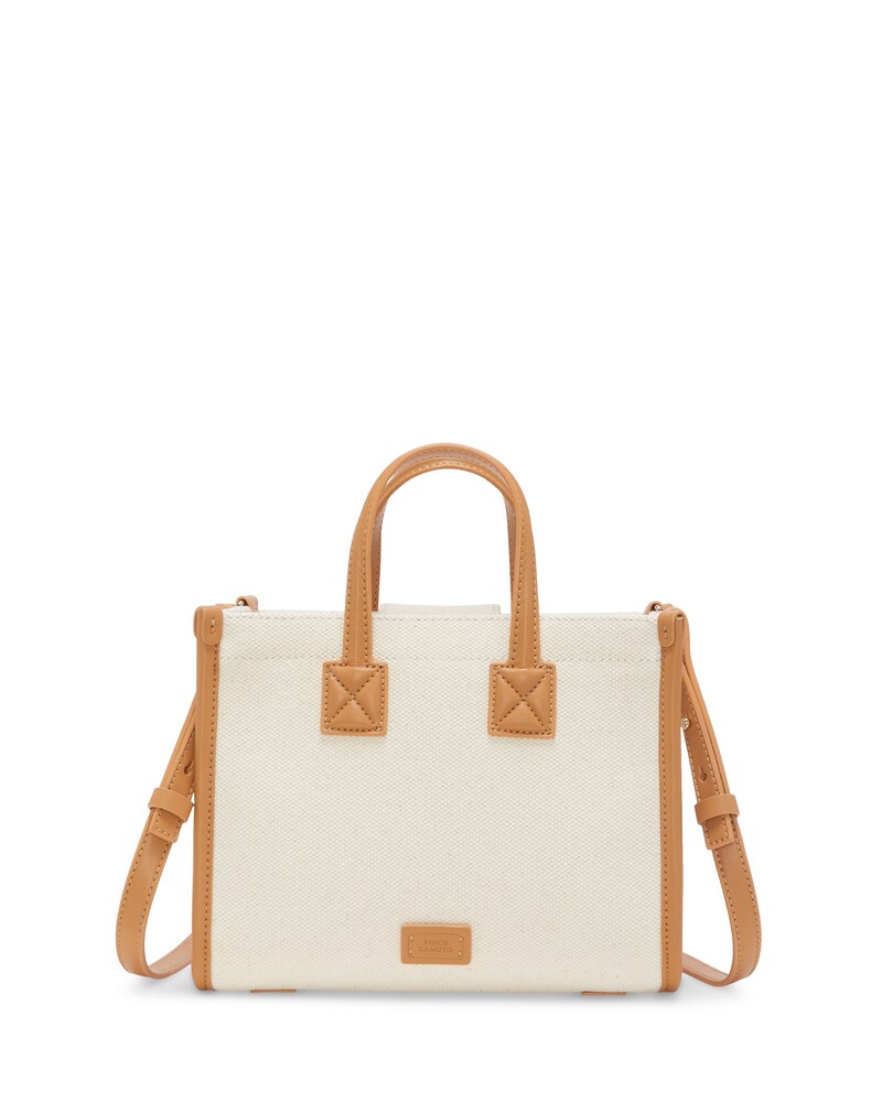 Vince Camuto Saly Small Tote Swan Canvas ID-AQSO1371