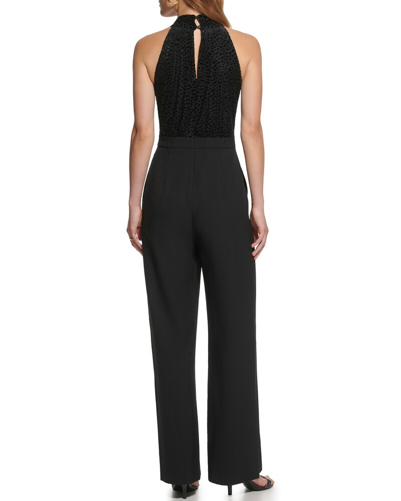Vince Camuto Devore Bow-Neck Jumpsuit Black ID-AQVB1244