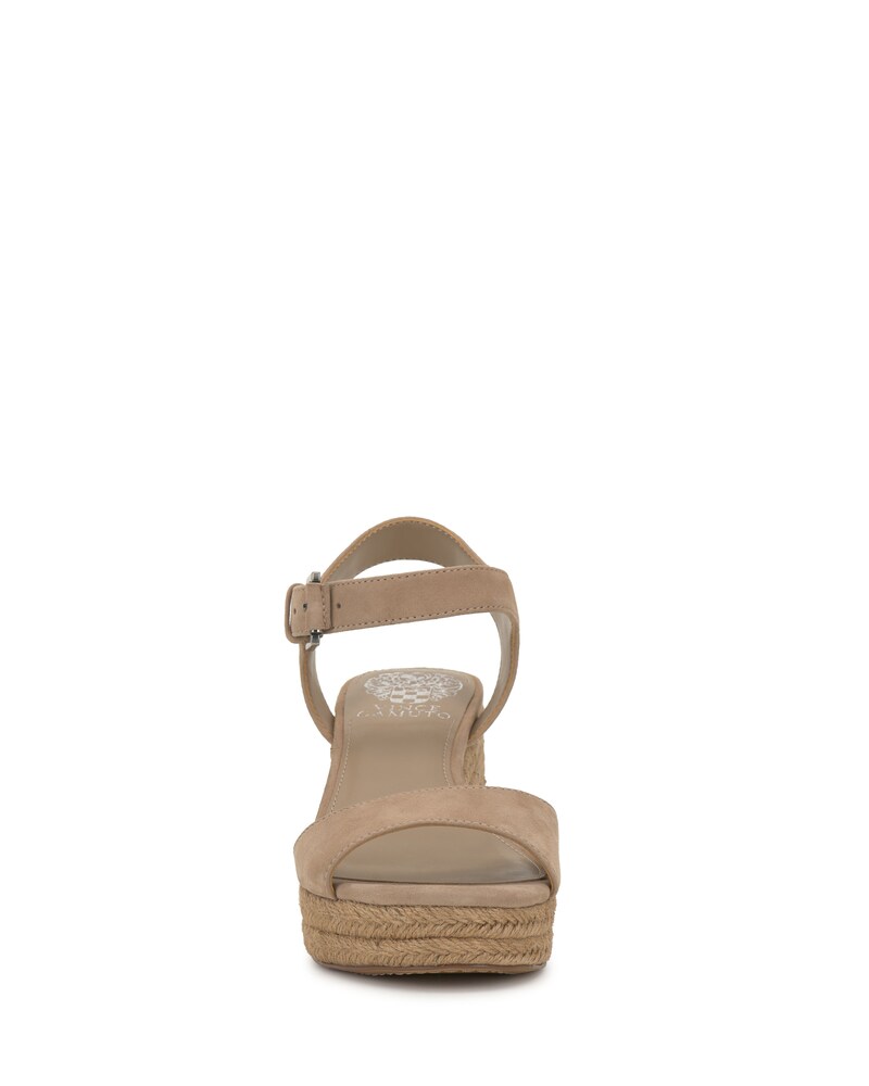 Vince Camuto Ranneli Platform Sandal Tortilla Suede ID-ARKB7232