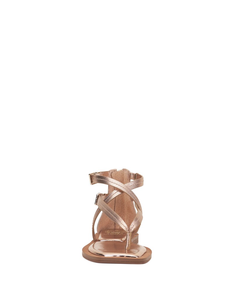 Vince Camuto Brenndie Flat Sandal Gold Champagne ID-ATGT8068