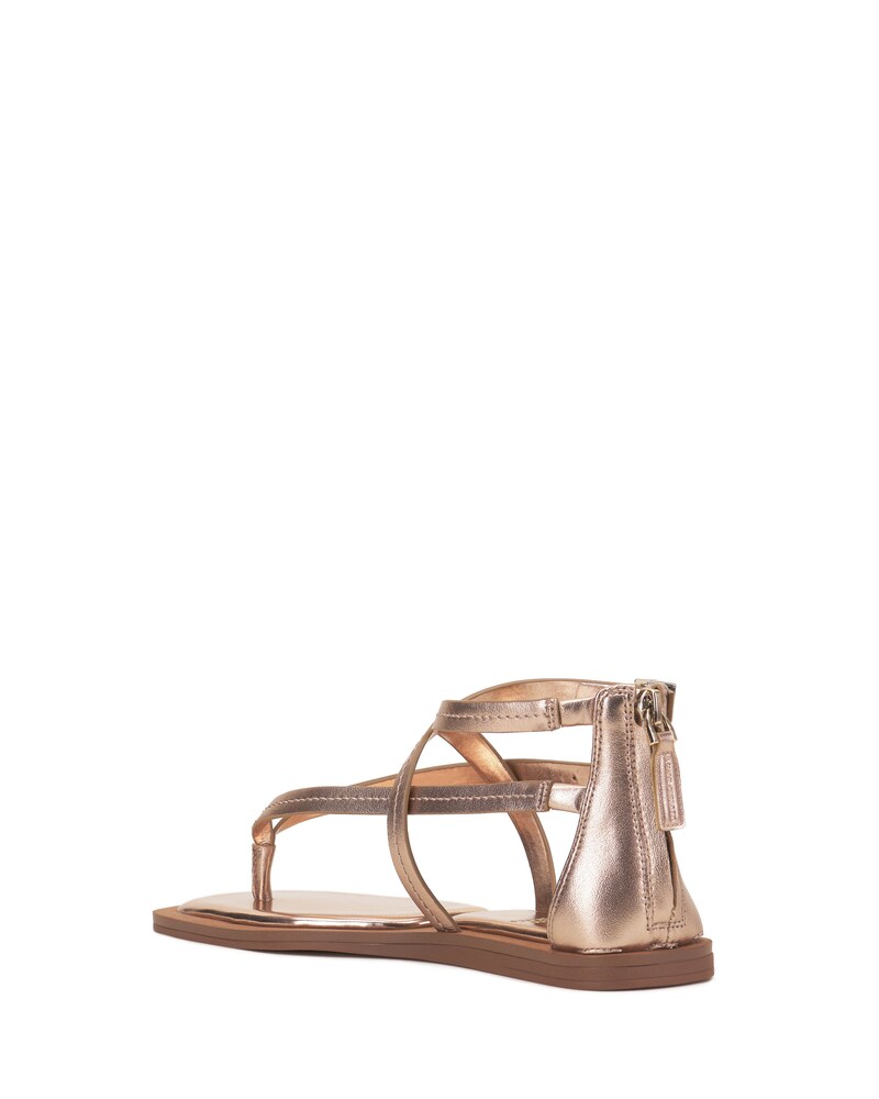 Vince Camuto Brenndie Flat Sandal Gold Champagne ID-ATGT8068