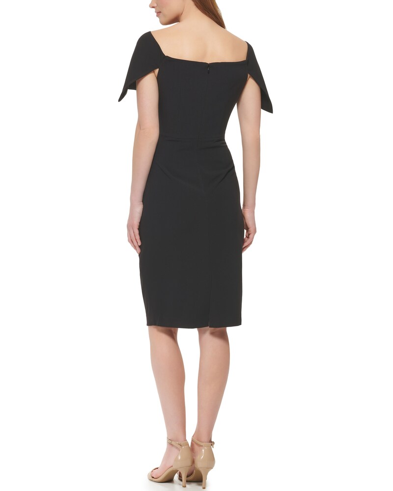 Vince Camuto Off-The-Shoulder Sheath Black ID-ATWX0130